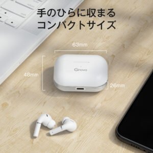 Ginova ENCノイズキャンセリンク ワイヤレスイヤホン