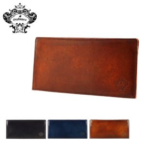 Orobianco patina ファスナー付き長札入れ