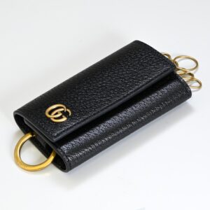 GUCCI GGマーモント レザー キーケース