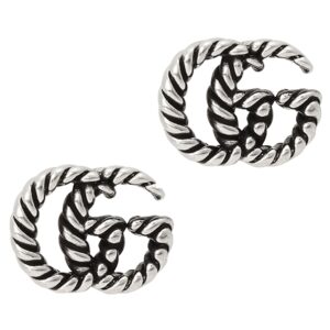 GUCCI ダブルG ツイスト ピアス 627755-J8400-0701