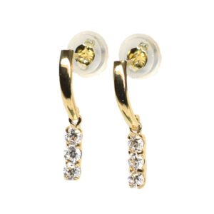 ピアス 18k 18金 揺れる シンプル