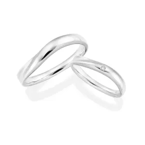 JEWELRY TSUTSUMI(ジュエリーツツミ) K10ホワイトゴールドペアリング
