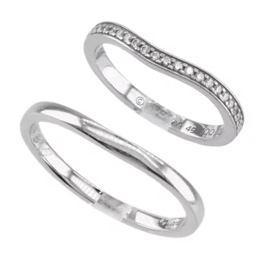 カルティエ(Cartier) タンクフランセーズ リング ホワイトゴールド B4059959