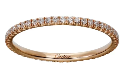 CARTIER カルティエ リング エタンセル ドゥ カルティエ ウェディング リング ピンクゴールド ダイヤモンド
