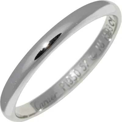 Cartier Pt950 クラシックウェディングリング 1895ウェディングリング