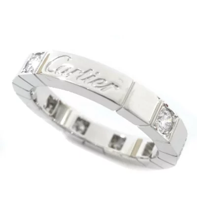 CARTIER カルティエ ラニエール ハーフダイヤ WG ホワイトゴールド