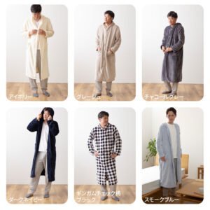 アクア(AQUA) mofua 着る毛布 プレミアムマイクロファイバー