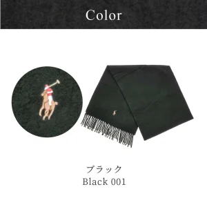 Polo Ralph Lauren シグネチャーマフラー ヴァージンウール100%
