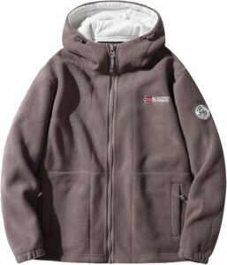 Manatsulife メンズ ポーラー フリース ジャケット WT9819
