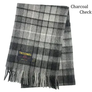 TWEEDMILL ツイードミル ラムウール マフラー タータンチェック