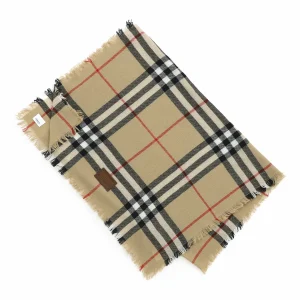 BURBERRY カシミアスカーフ チェック