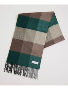 ADAM ET ROPE' HOMME アダムエロペ ブロックチェック マフラー
