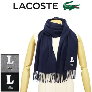 LACOSTE Lステッチ マフラー