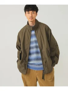 BEAMS ミリタリー スタンド ブルゾン