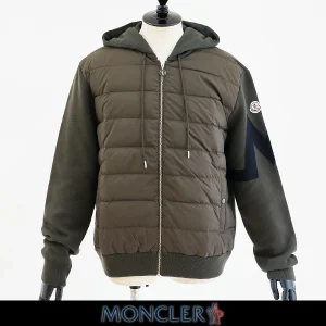 MONCLER(モンクレール) ダウン切り替えダブルジップアップパーカー
