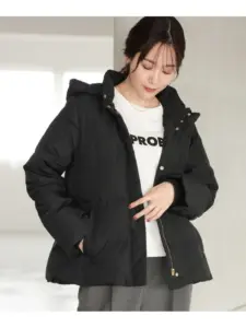 GLOBAL WORK(グローバルワーク) ウツクシルエット撥水ダウンフードブルゾン