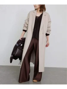 スローブイエナ(SLOBE IENA) souple wool ダブルフェイスチェスターコート