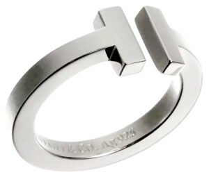 ティファニー(Tiffany&co) T型指輪 スクエアリング スターリングシルバー925