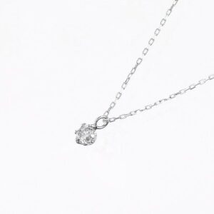 ダイヤモンド ネックレス 一粒 K10