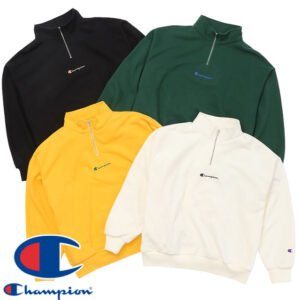 Champion ウィメンズ ハーフジップスウェットシャツ