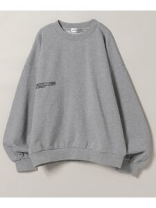 JEANASIS YOGA レタープリントクルーネックスウェットLS