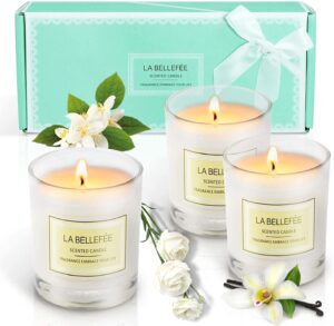 LA BELLEFÉE アロマキャンドル ルームフレグランス バニラ ローズ ラベンダー