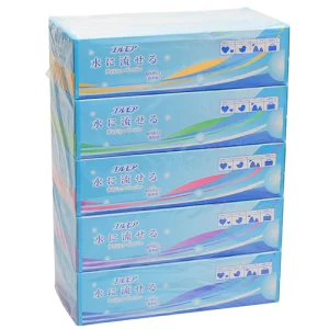 エルモア 水に流せるティッシュペーパー