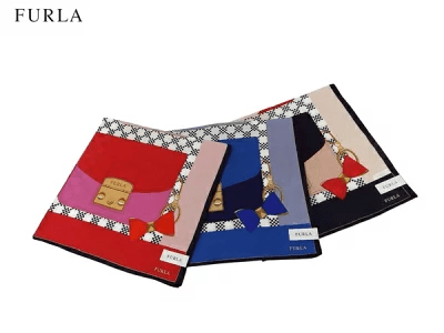 フルラ FURLA ハンカチ シルク
