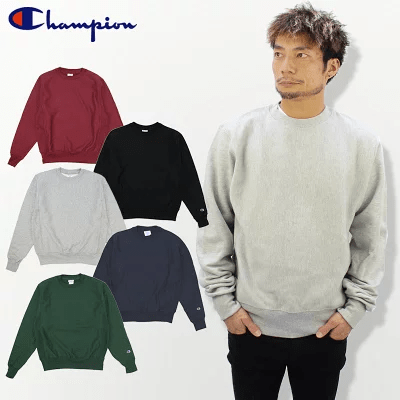 チャンピオン Champion リバースウィーブ 12oz クルースウェット