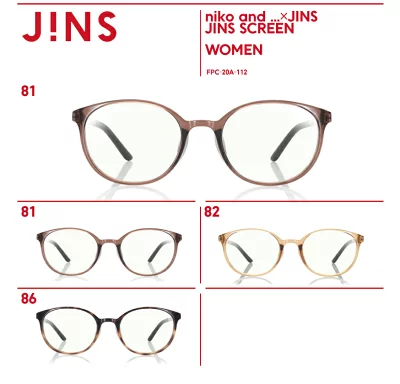 niko and ...×JINS コラボレーションメガネ