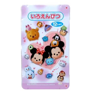 ディズニーツムツム 色鉛筆 缶入り