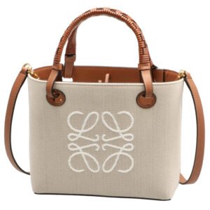 LOEWE アナグラム トートバッグ スモール ジャカード&カーフ