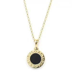 BVLGARI (ブルガリ) ブルガリ・ブルガリ ネックレス CL857216 K18イエローゴールド オニキス