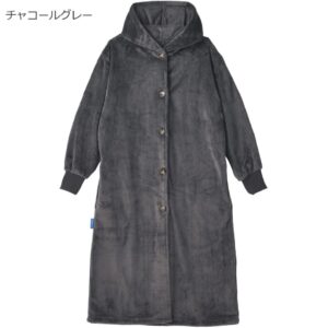 アクア(AQUA) mofua 着る毛布 プレミアムマイクロファイバー