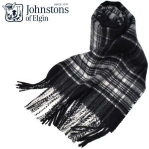Johnstons ジョンストンズ マフラー カシミア メンズ レディース ストール