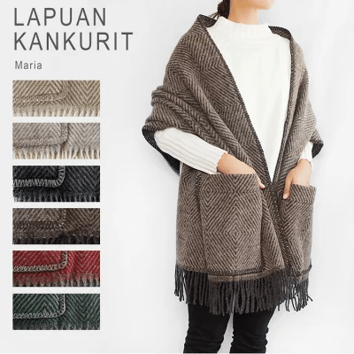 LAPUAN KANKURIT ラプアン カンクリ ポケットショール ストール
