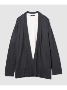 COMME CA ISM Tシャツ＋ボタンレスカーディガン
