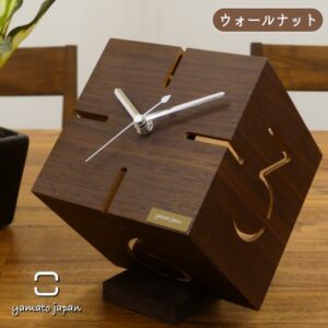 置き時計 ヤマト工芸 ヤマトジャパン パズルスタンドタイプM ブラウン