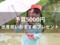 予算5000円！出産祝いおすすめ人気プレゼント8選
