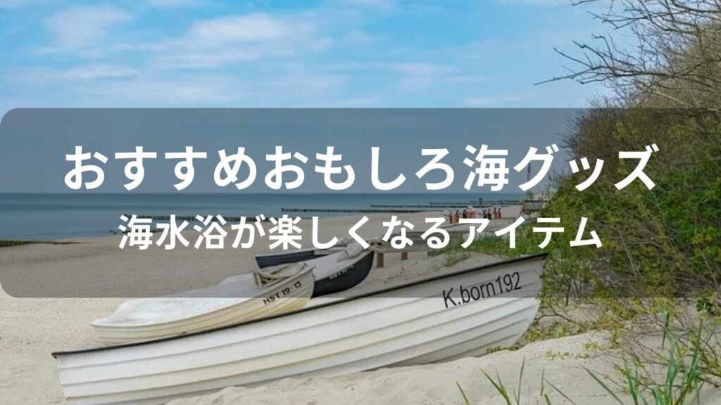 おもしろ海グッズおすすめ人気【海水浴が楽しくなるアイテム】