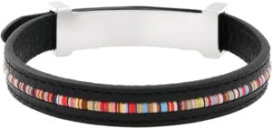 Paul Smith シグネチャーストライプ レザーブレスレット