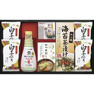 醤油 塩分控えめ お茶漬け のり かつお削り だし