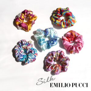 MILIO PUCCI シルクサテンシュシュ