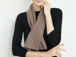 高級カシミヤ 100% クロスマフラー カシミア レディース ストール