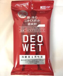 全身ニオイケアウエットシート DEO WET