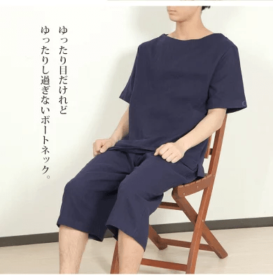 パジャマ工房 スラブ ダブルガーゼ メンズ