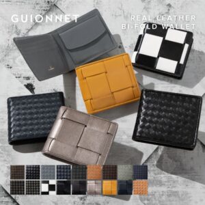 ギオネ(GUIONNET) PG201B メンズ 二つ折り財布