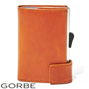 GORBE 本革 スリム ミニ財布 c-secure