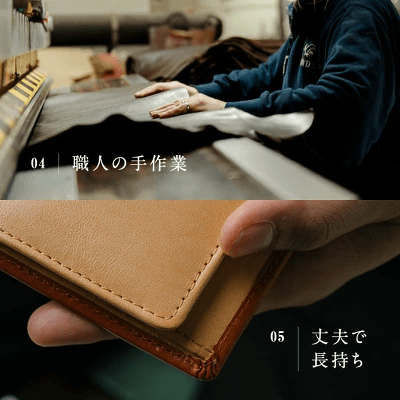 革財布のサイズと収納