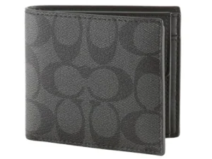 COACH(コーチ) 二つ折り財布 シグネチャー F75006 CQ/BK